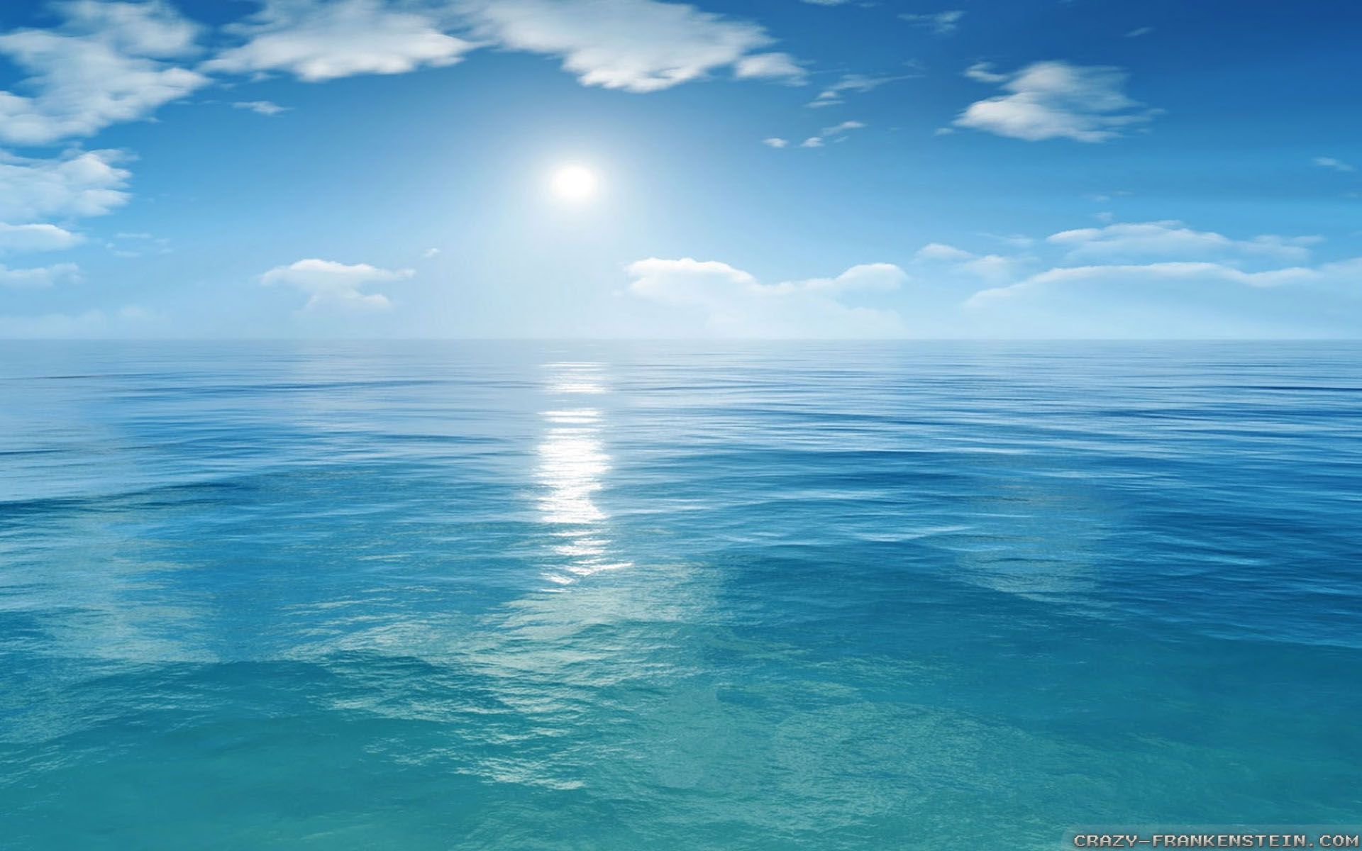 Sea And Sky Background - HD Wallpaper 