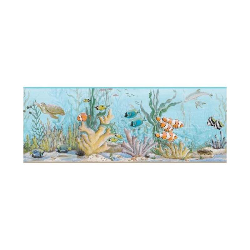 Gk9003bd Honu Removable Border By York Wallcoverin - York Growing Up Kids Honu Removable Wallpaper Border - HD Wallpaper 