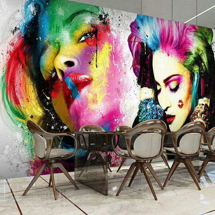 Acrylic Paintings Hard Colorful - HD Wallpaper 