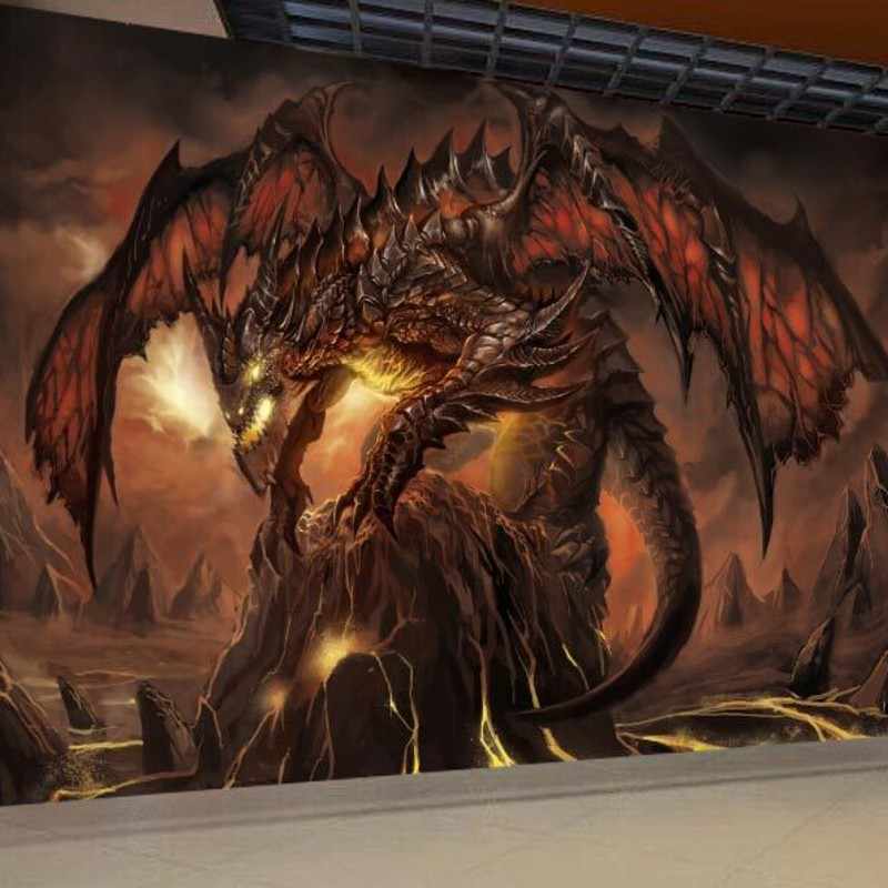 Demon Dragon Hd - HD Wallpaper 