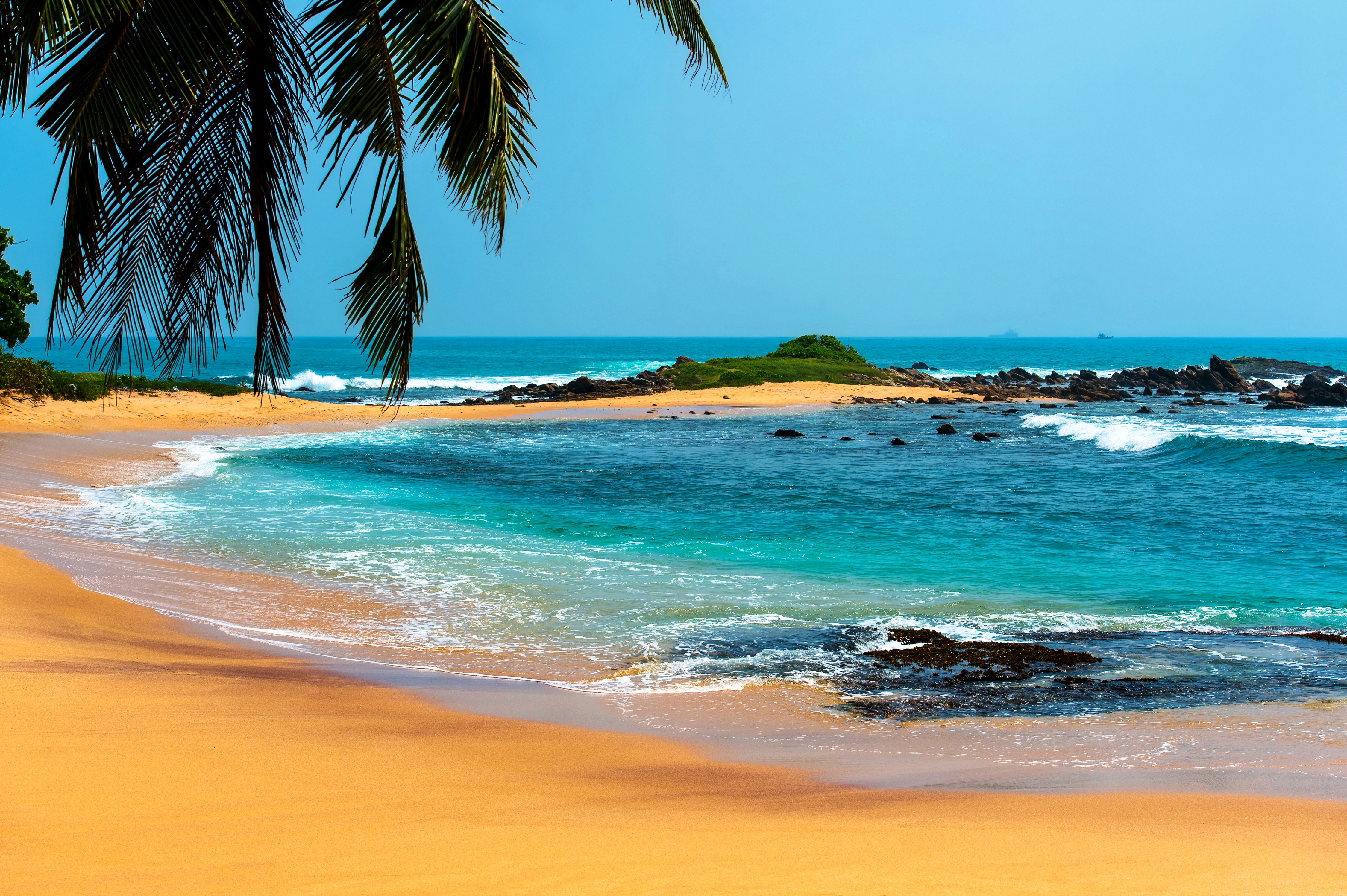 Summer Beach Landscape - HD Wallpaper 