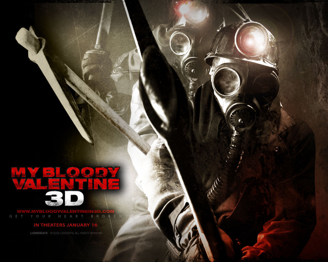 My Bloody Valentine 3-d - Valentines Day Scary Movie - HD Wallpaper 