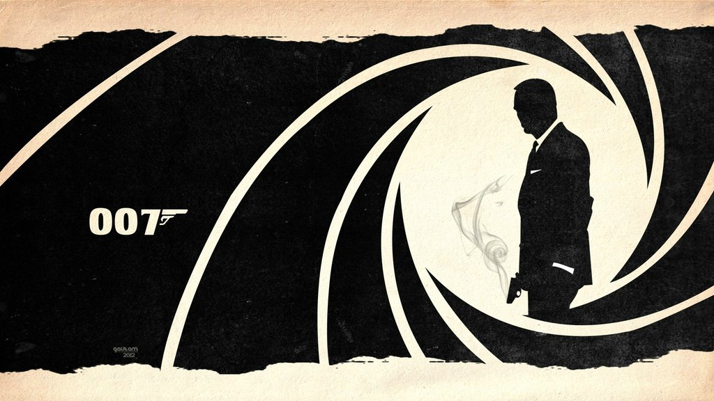 Iconic James Bond Silhouette - HD Wallpaper 
