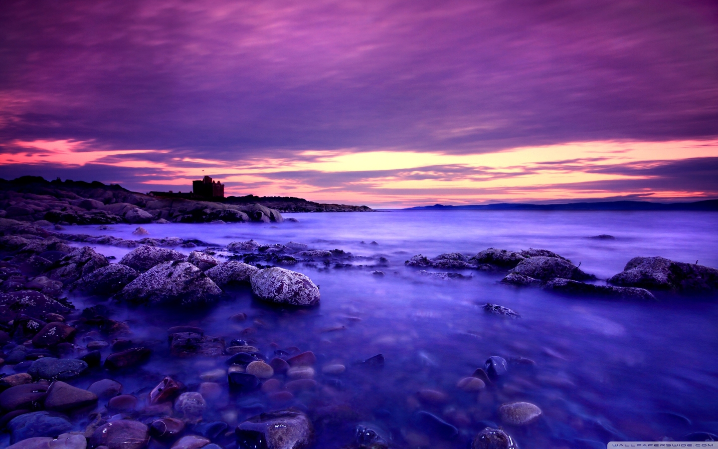 Purple Dream - Purple And Blue Landscapes - HD Wallpaper 