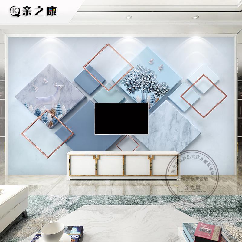 Paper Wall 3d Design Living Room - HD Wallpaper 