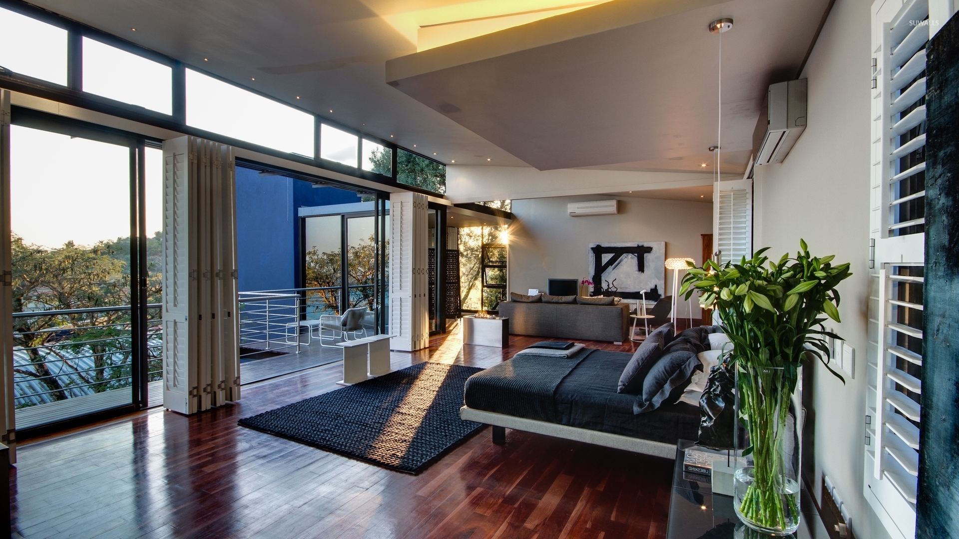 Modern Bedroom - HD Wallpaper 