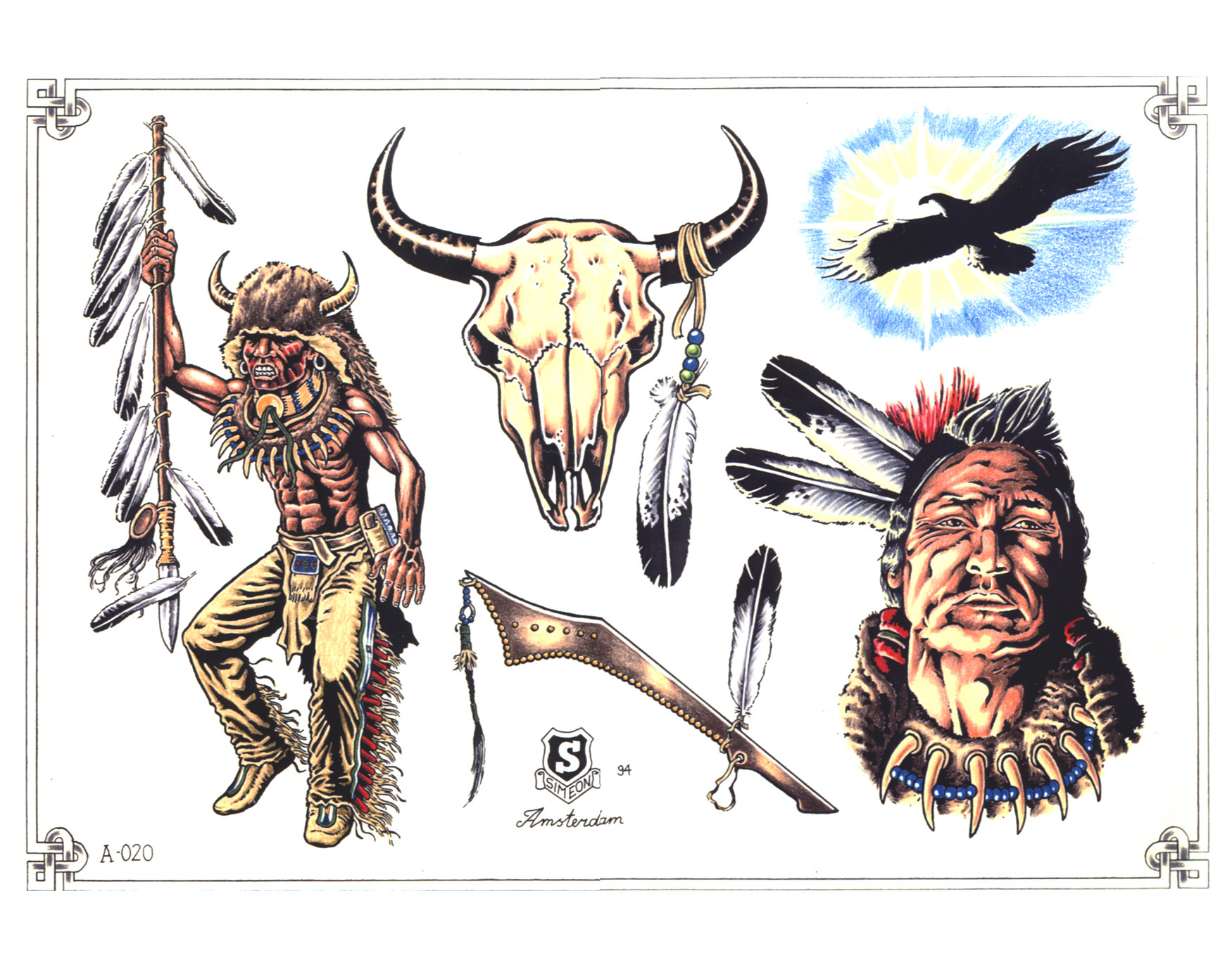 Native American Theme Tattoo - HD Wallpaper 