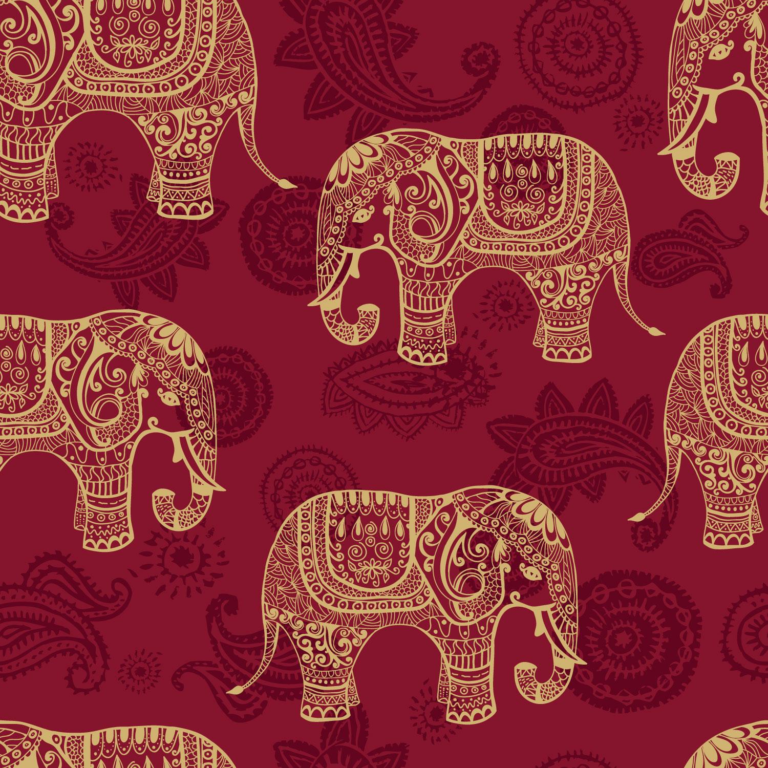 Indian Theme Wallpaper - Indian Elephant - HD Wallpaper 