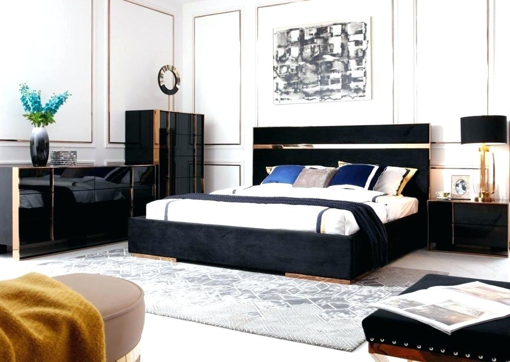 Gold Bedroom Wallpaper Rose Gold Bedroom Modern Black - Modern Rose Gold Bedroom - HD Wallpaper 