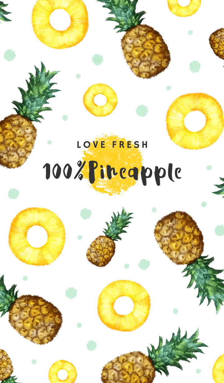 Pineapple Aesthetic Cute - HD Wallpaper 