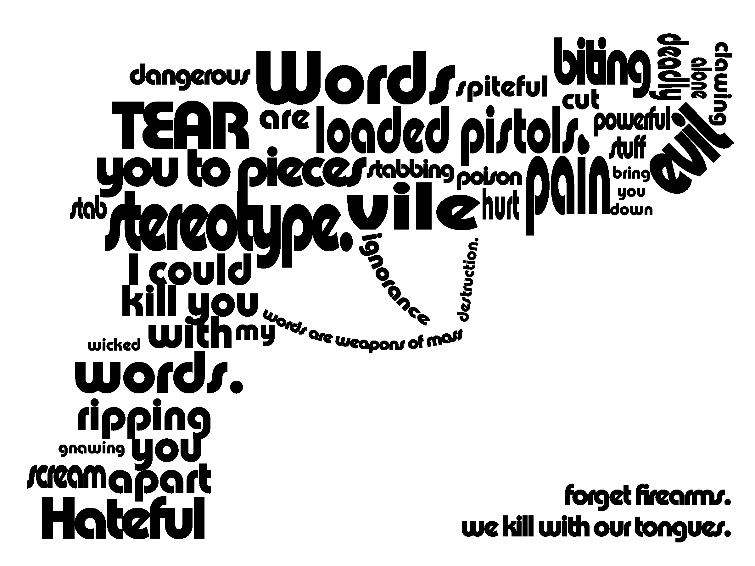 Bullying Words List - HD Wallpaper 
