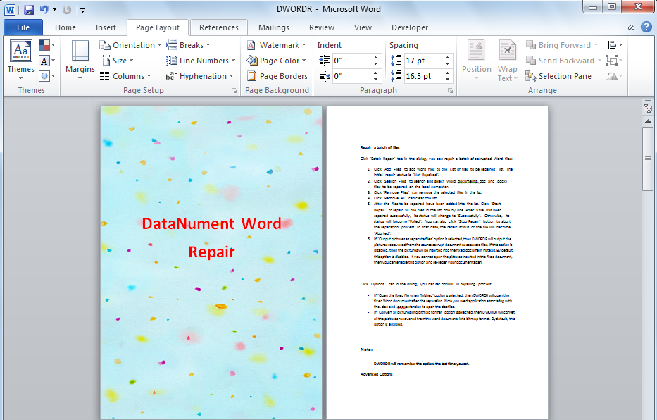 Insert A Picture To A Page - Desin A Poster Using Ms World 2013 16 - HD Wallpaper 