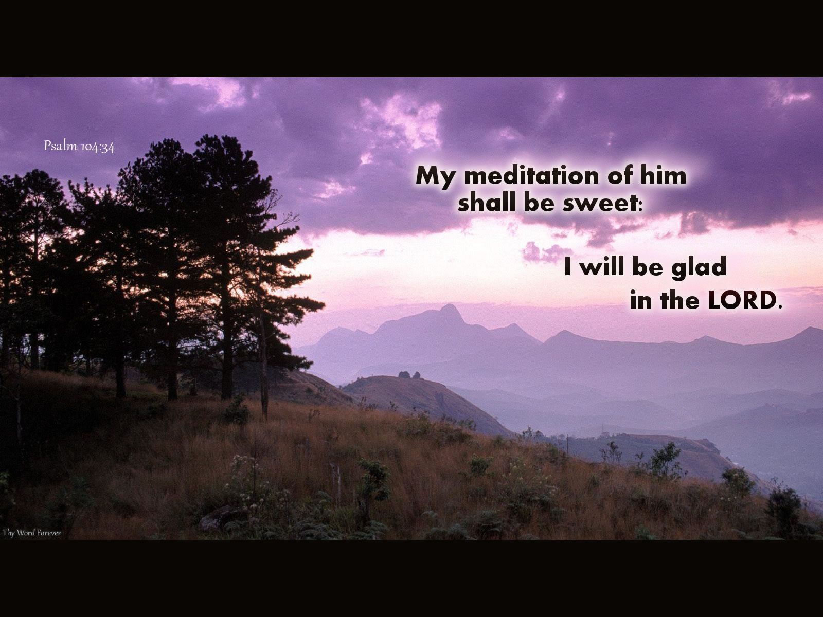 Psalm 104 34 - HD Wallpaper 