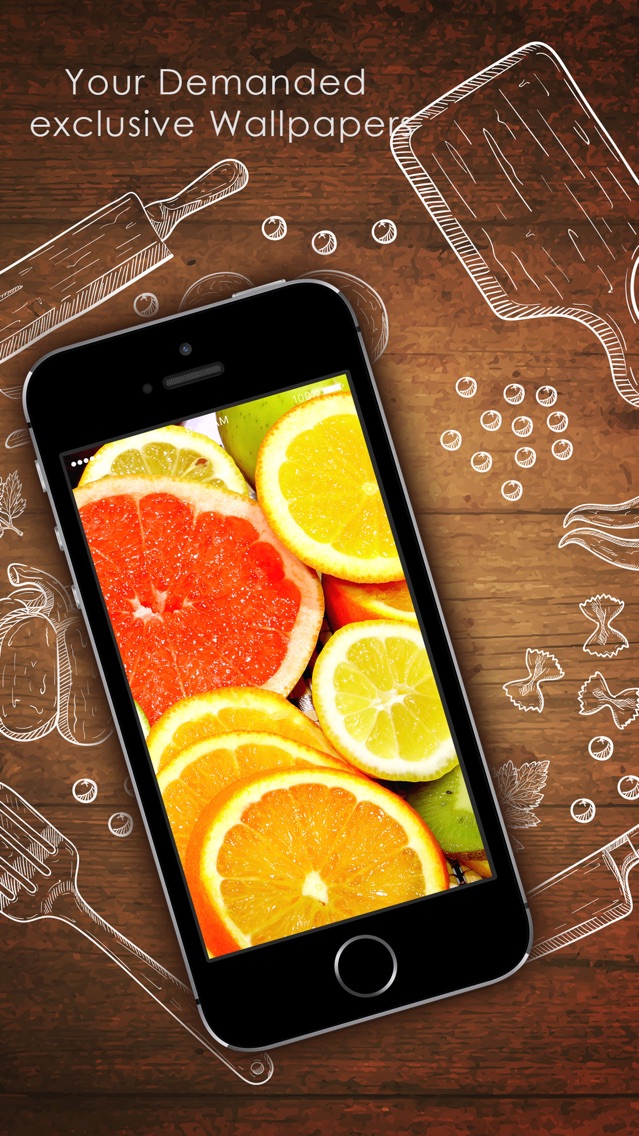 Personalised Your Phone Screen - Food Full Screen - HD Wallpaper 