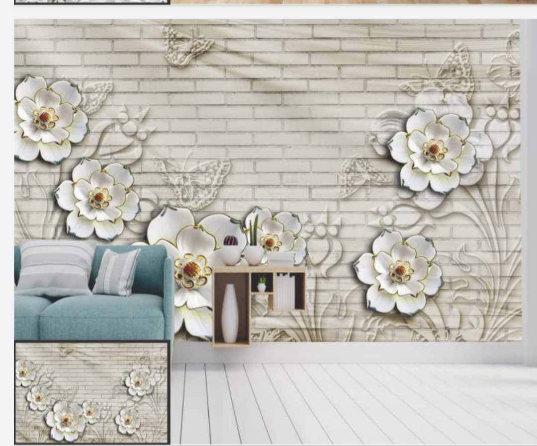Florals Shutterstock 3d Mural - HD Wallpaper 