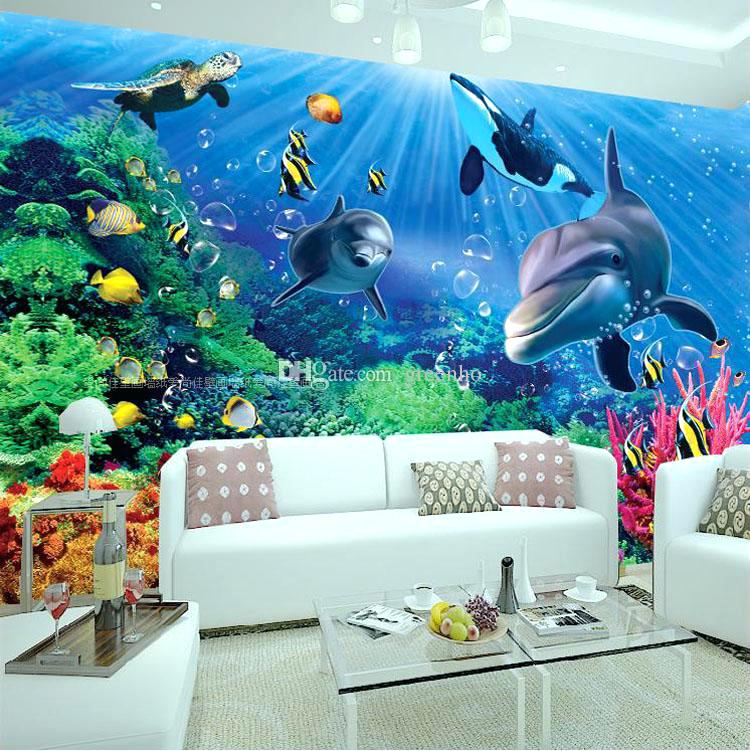 Large Wallpaper Murals - 3d Art In Bedroom - HD Wallpaper 