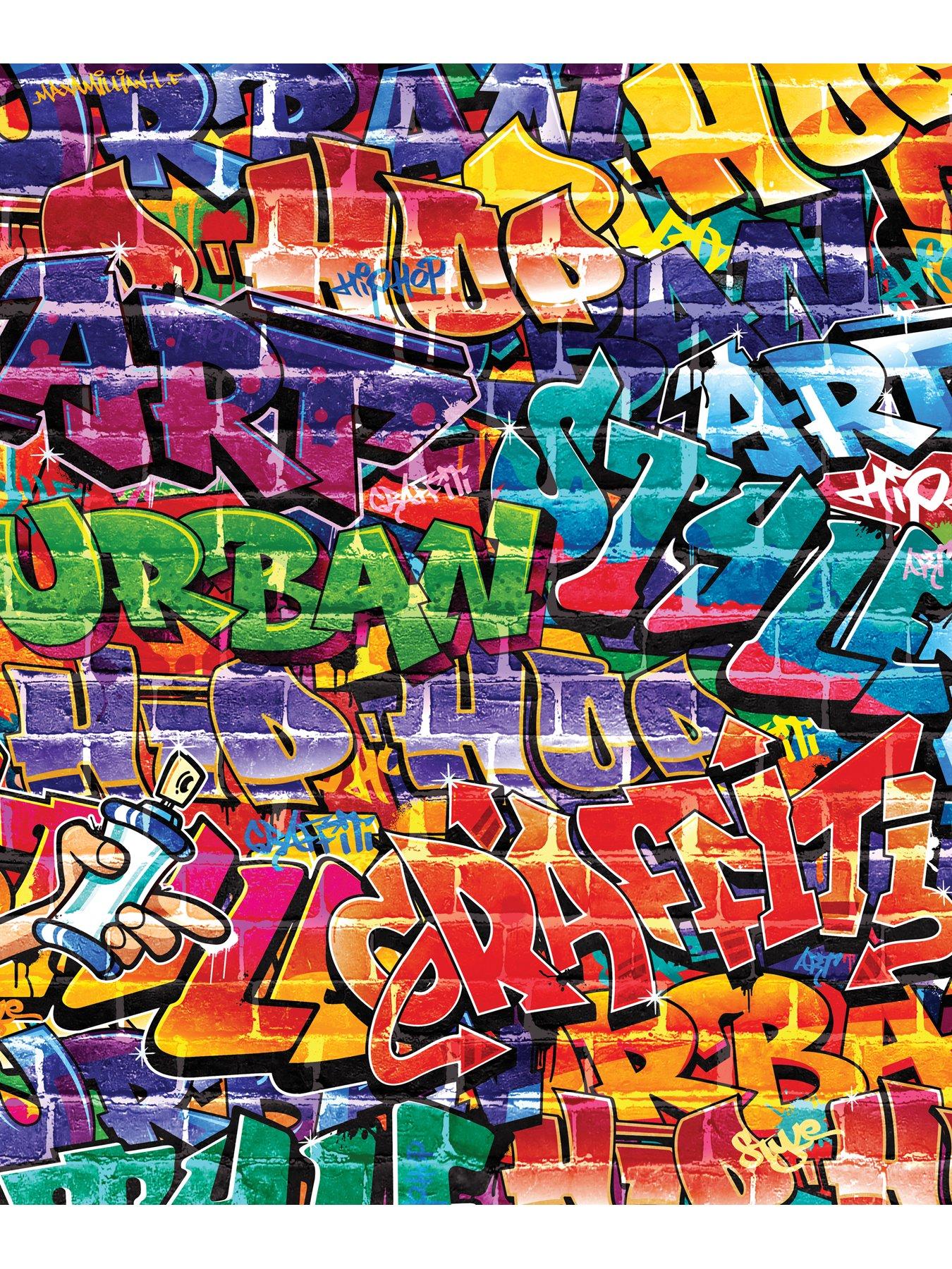 Walltastic 3d Graffiti - HD Wallpaper 