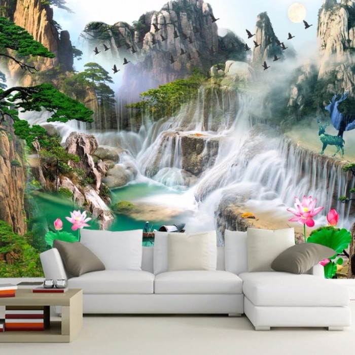 Mural 3d Landscape - HD Wallpaper 