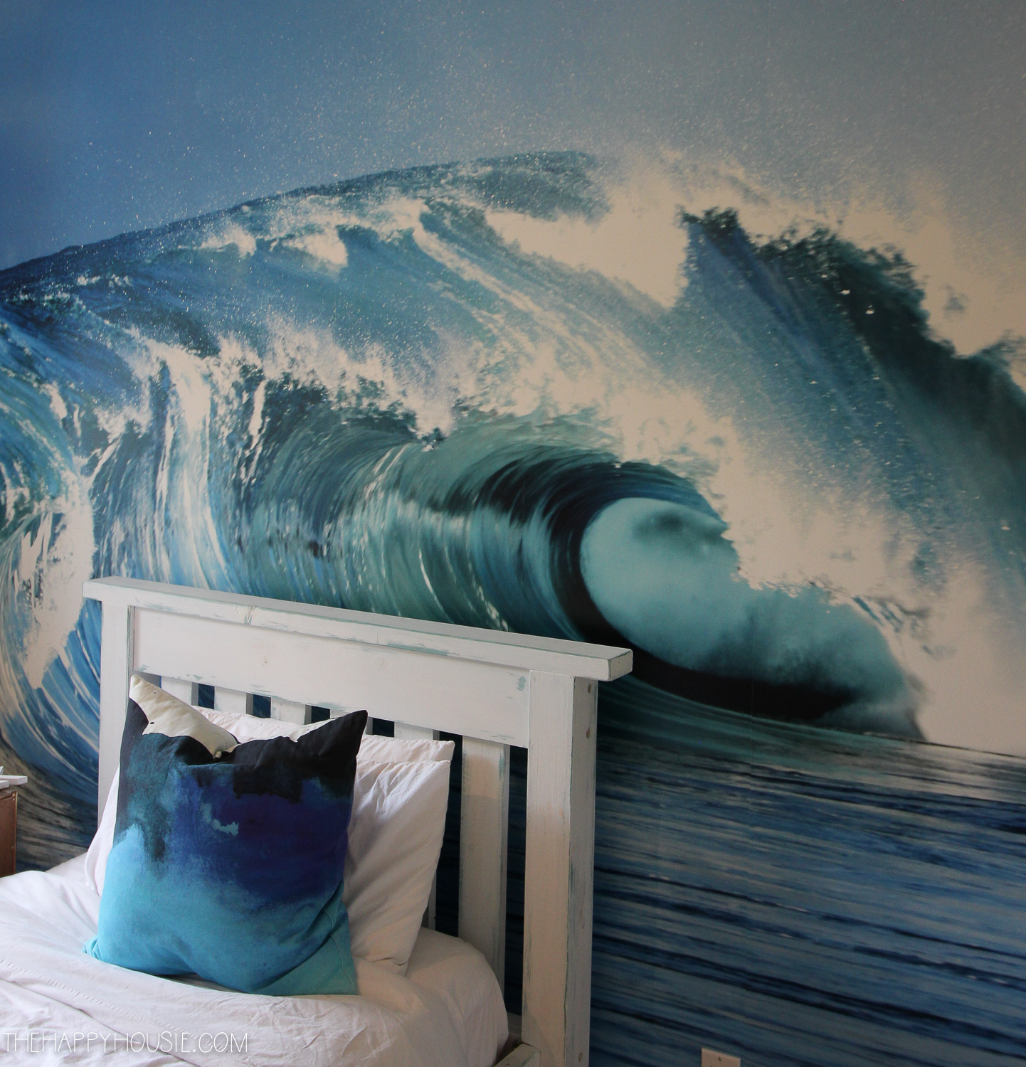 Waves Mural For Bedroom Wall - HD Wallpaper 