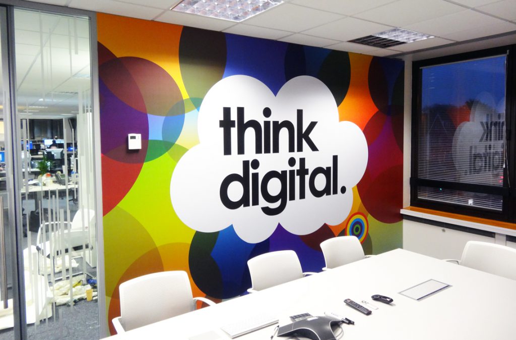 Creative Office Wall Design - HD Wallpaper 