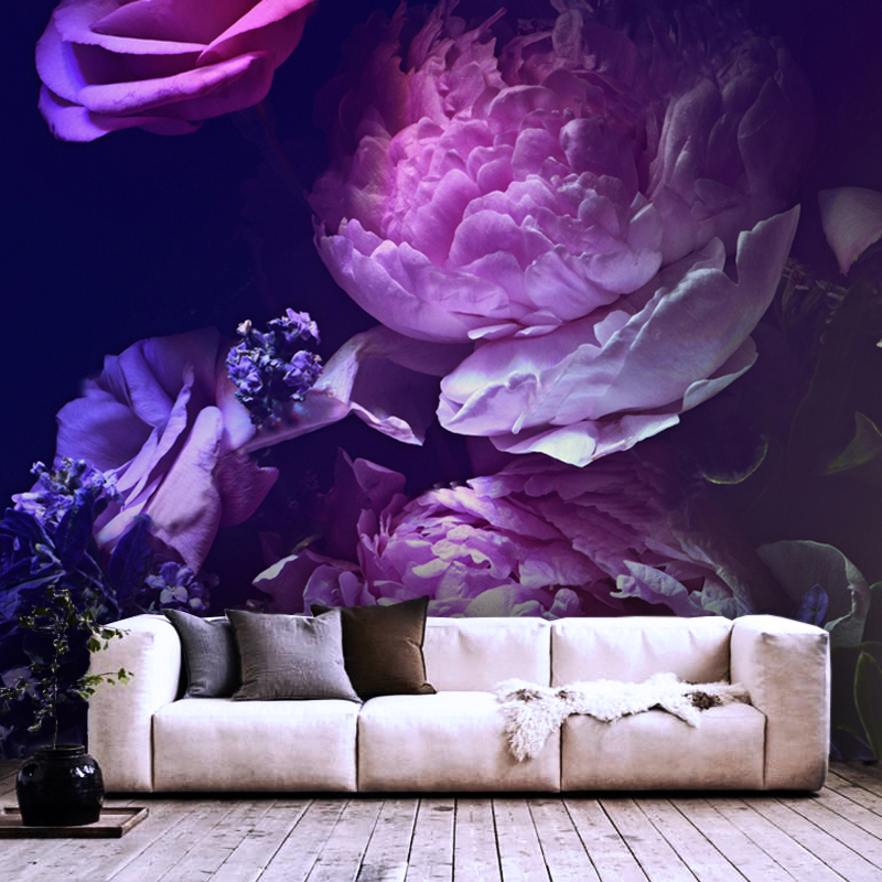 Purple Peony - HD Wallpaper 