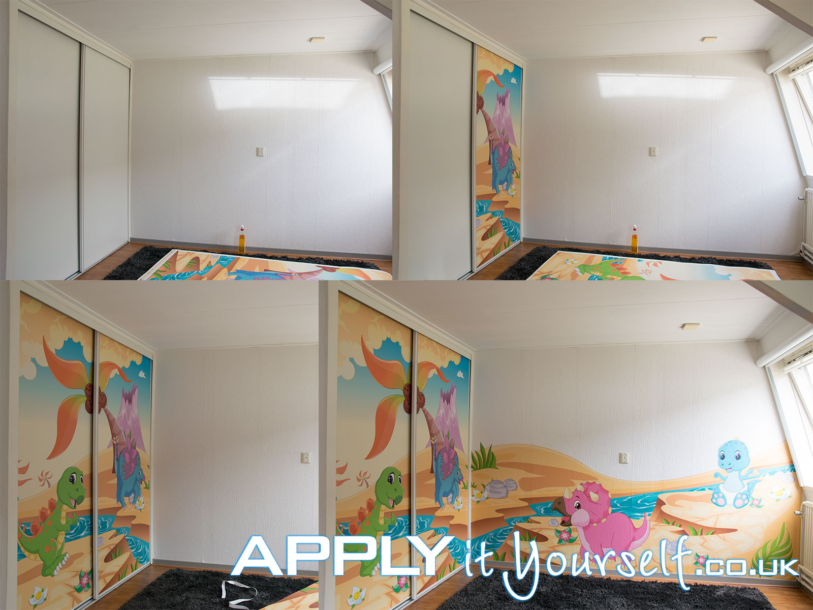 Wall Mural, Installation, Large, Sticky Textile, Prints, - Dormitory - HD Wallpaper 