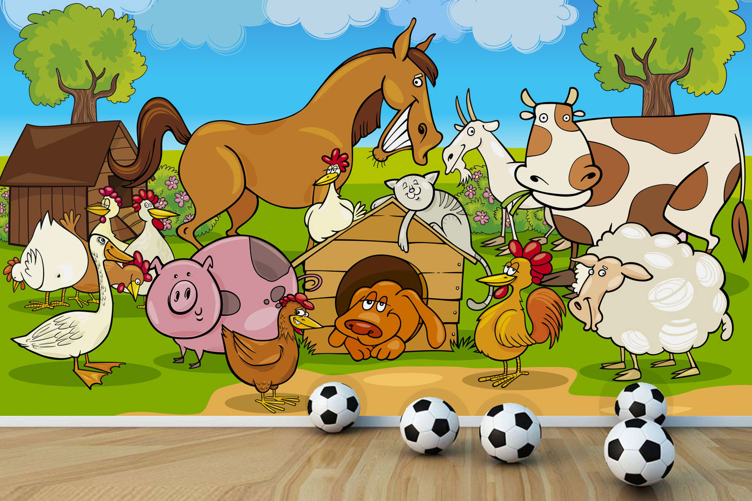Thumbnail - Farm Animals Kids - HD Wallpaper 