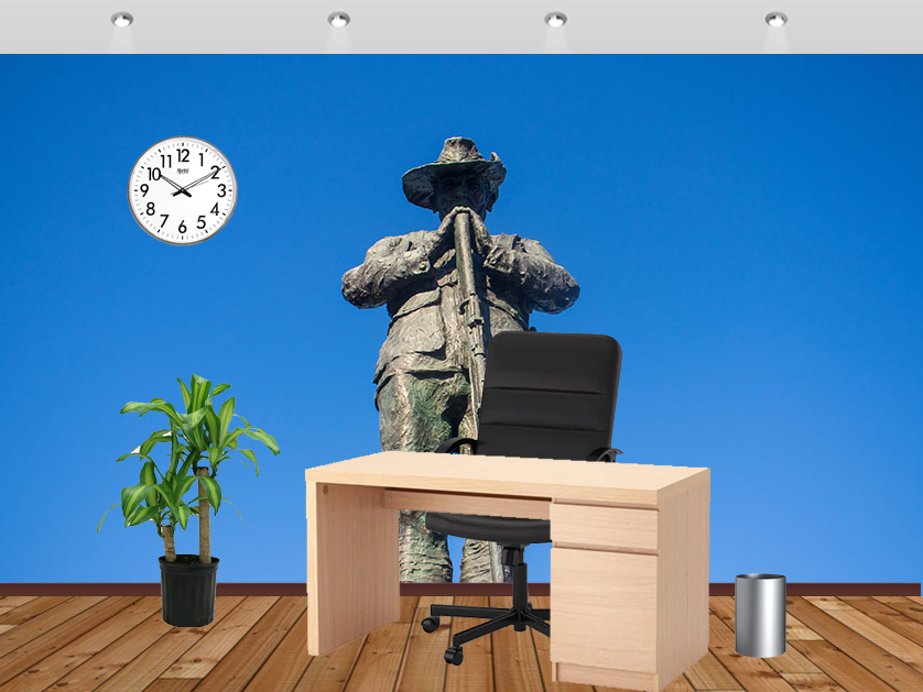 Australia Wall Mural Sculpture Of A Soldier Wallpaper - Snake Wallpaper For Office - HD Wallpaper 