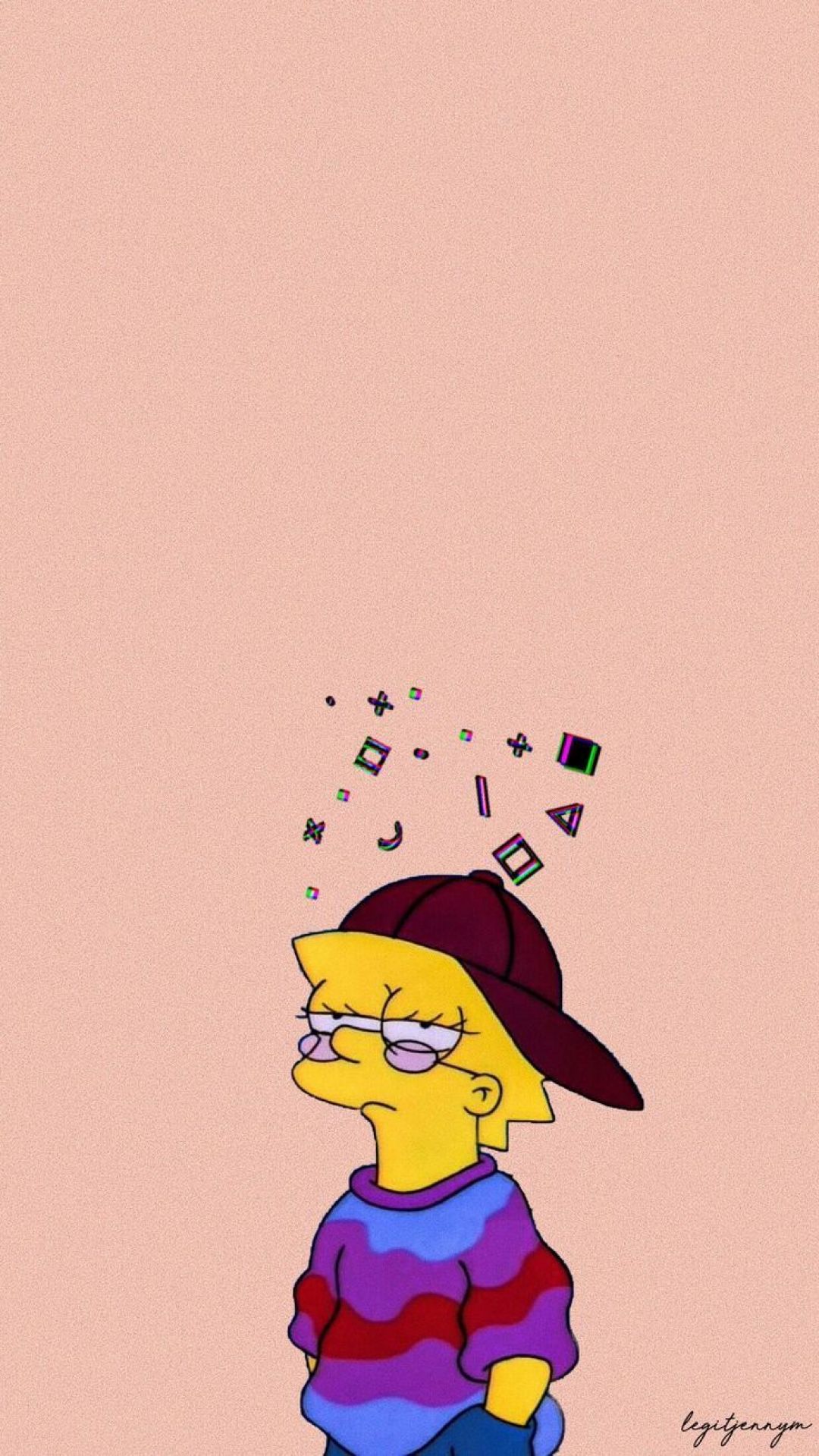 Simpsons Aesthetic Wallpaper - Aesthetic Wallpaper Simpsons - HD Wallpaper 