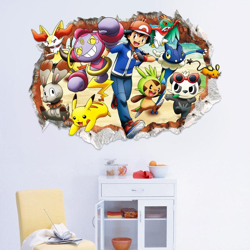 Pokemon Decals For Walls Ash - HD Wallpaper 
