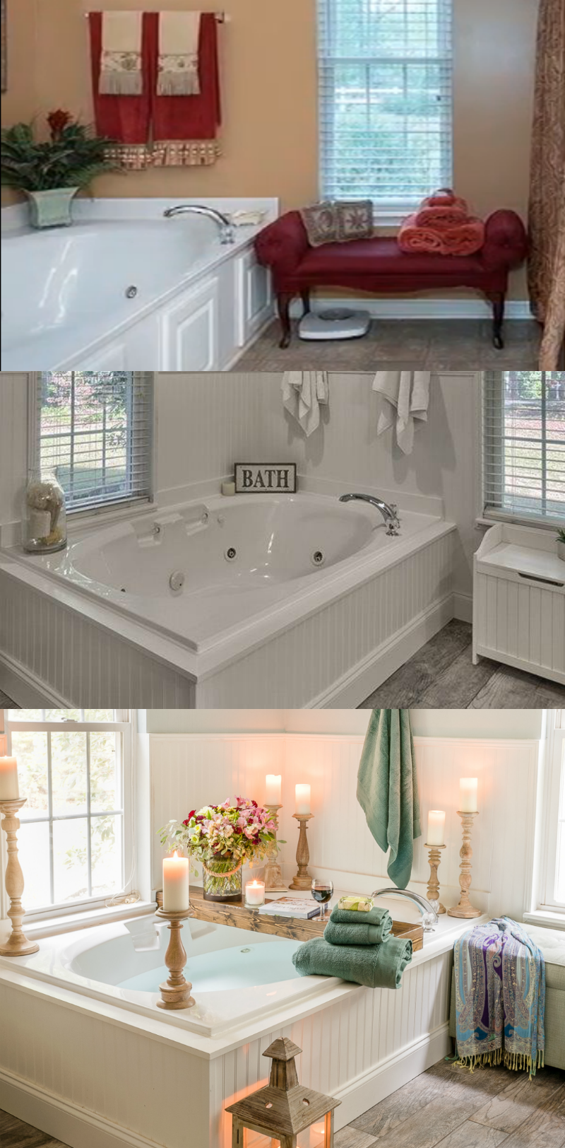 Drop In Tub Tile Wainscotting - HD Wallpaper 