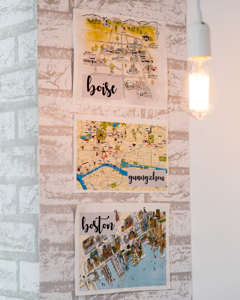 White Brick Removable Sticky Wallpaper Adorns A Column - Poster - HD Wallpaper 