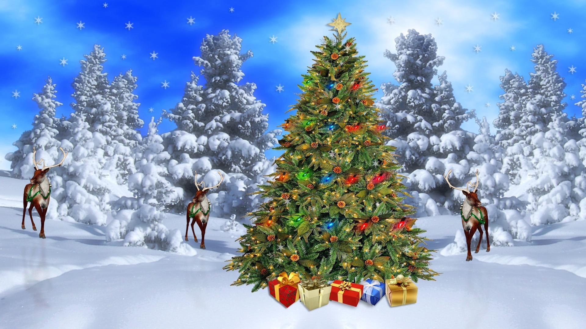Find This Pin And More On Best Games Wallpapers - Christmas Scene Background - HD Wallpaper 