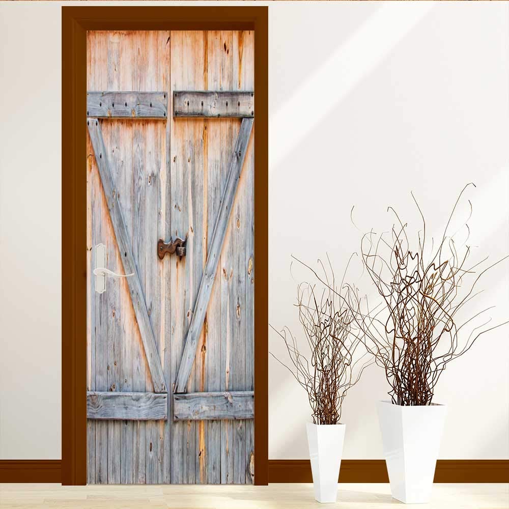 Door Murals Barn Door - HD Wallpaper 