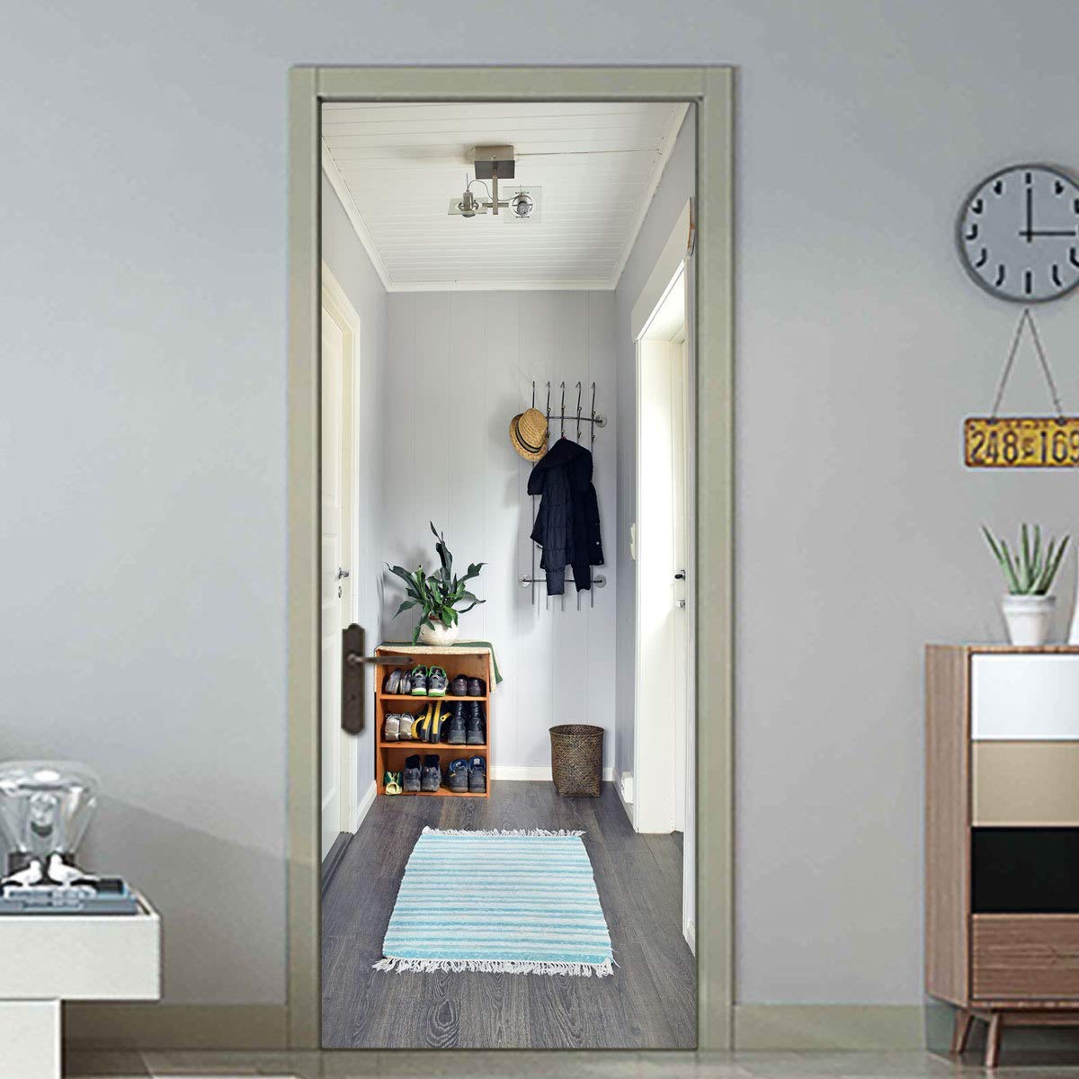 3d Door Sticker - HD Wallpaper 