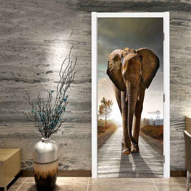 Pvc Wallpaper 3d Stereo Elephant Photo Wall Murals - Wallpaper - HD Wallpaper 