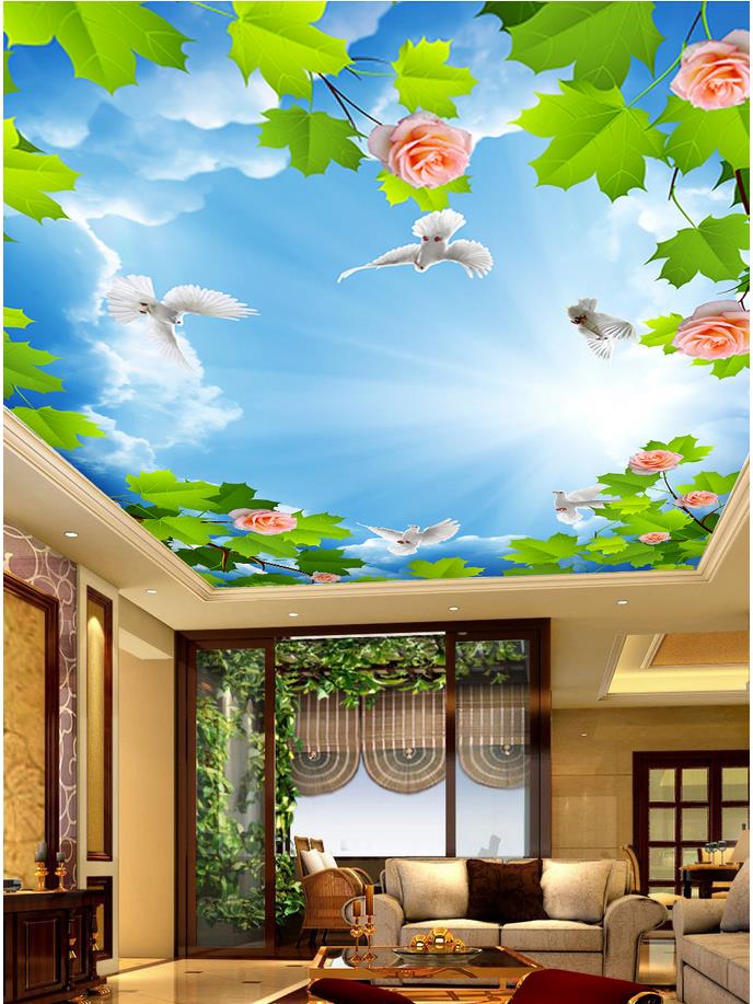 Ceiling Murals Wallpaper - HD Wallpaper 