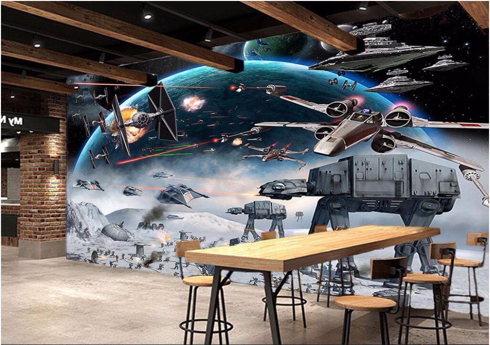 Star Wars Space Battle Art - HD Wallpaper 