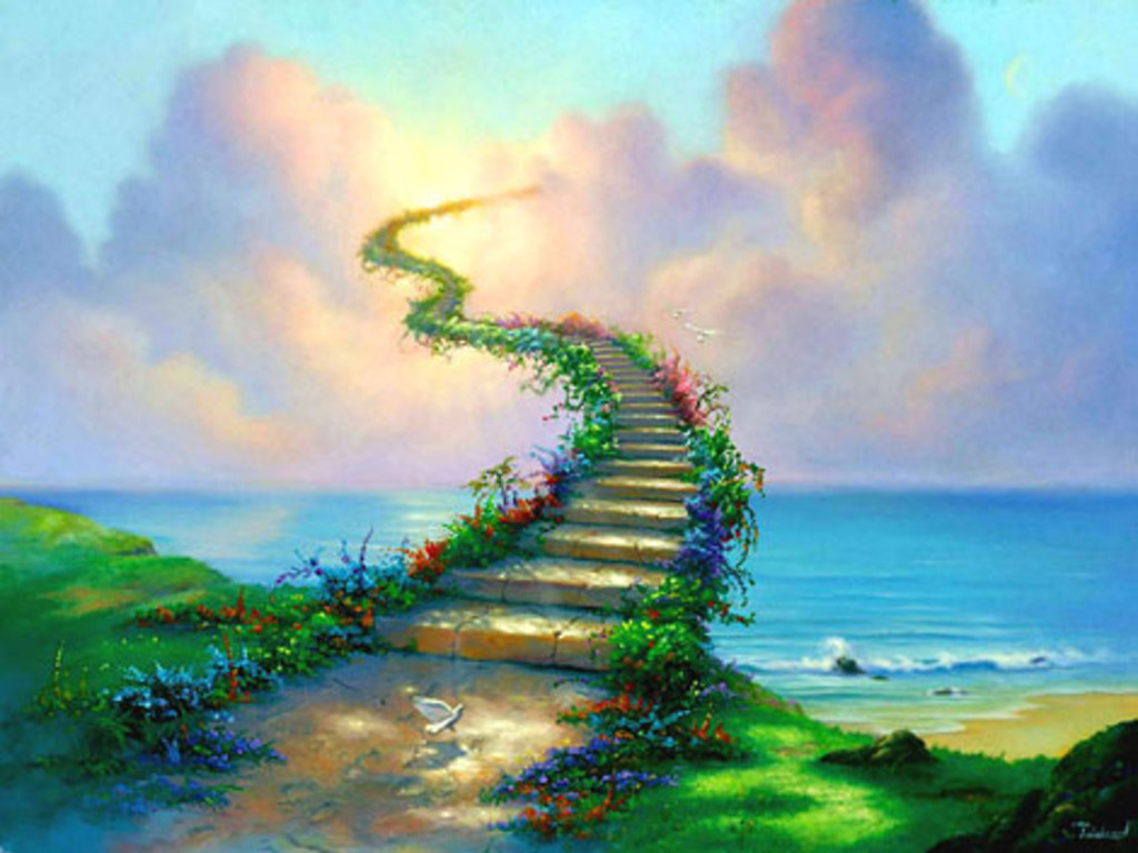 Jim Warren Stairway To Heaven - HD Wallpaper 