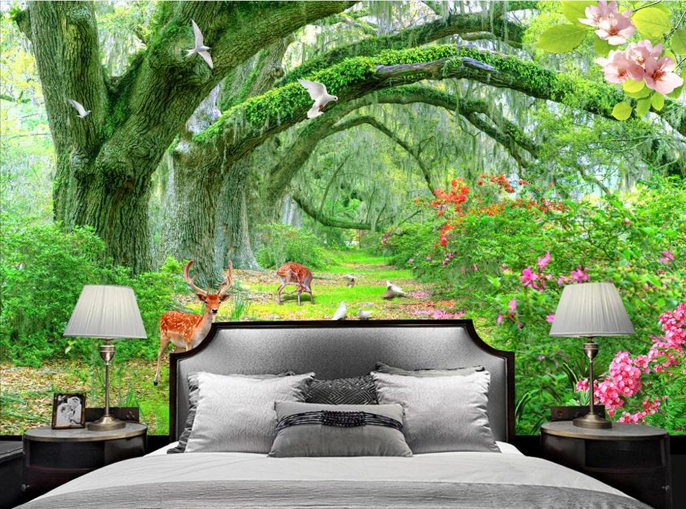 Customize Wall Papers Home Decor 3d Living Room Bedroom - Nature