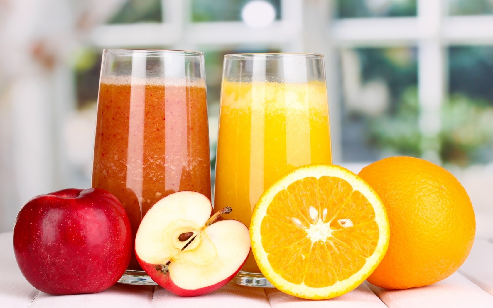 Fruit Juices Apple Orange - HD Wallpaper 
