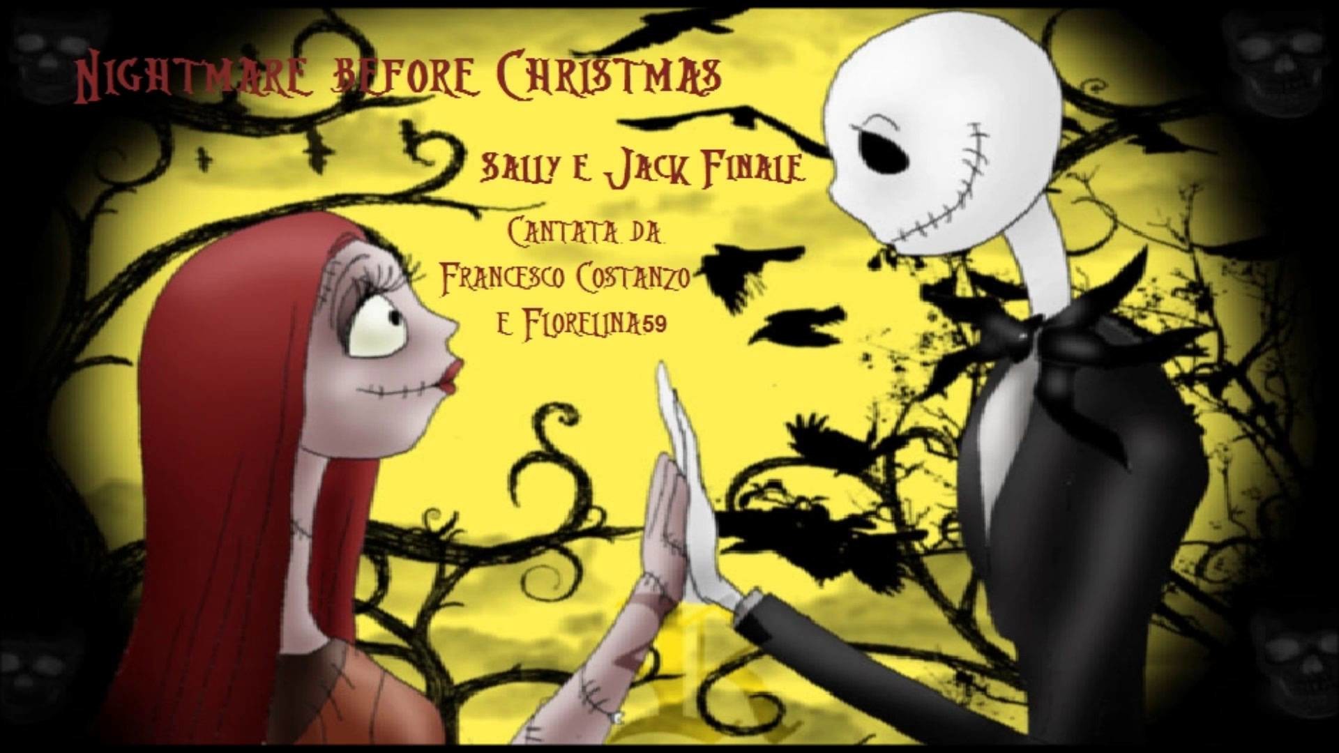 1920x1080, High Quality Jack Skellington And Sally - Cartoon - HD Wallpaper 