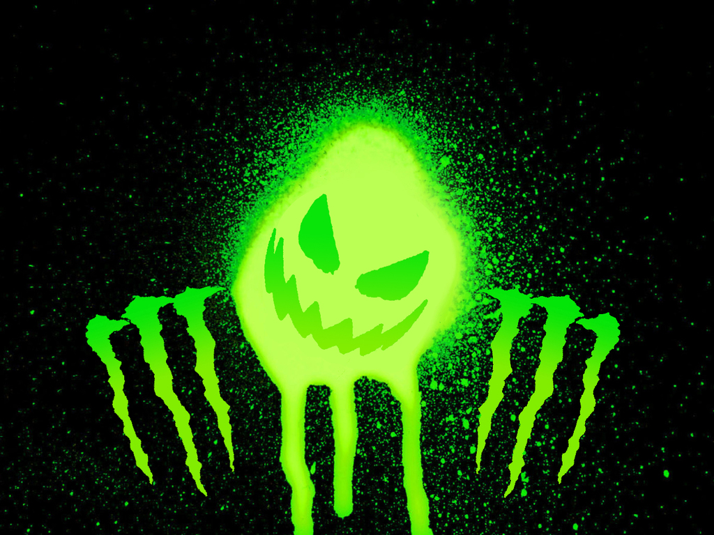 Cool Monster Energy Logo - HD Wallpaper 