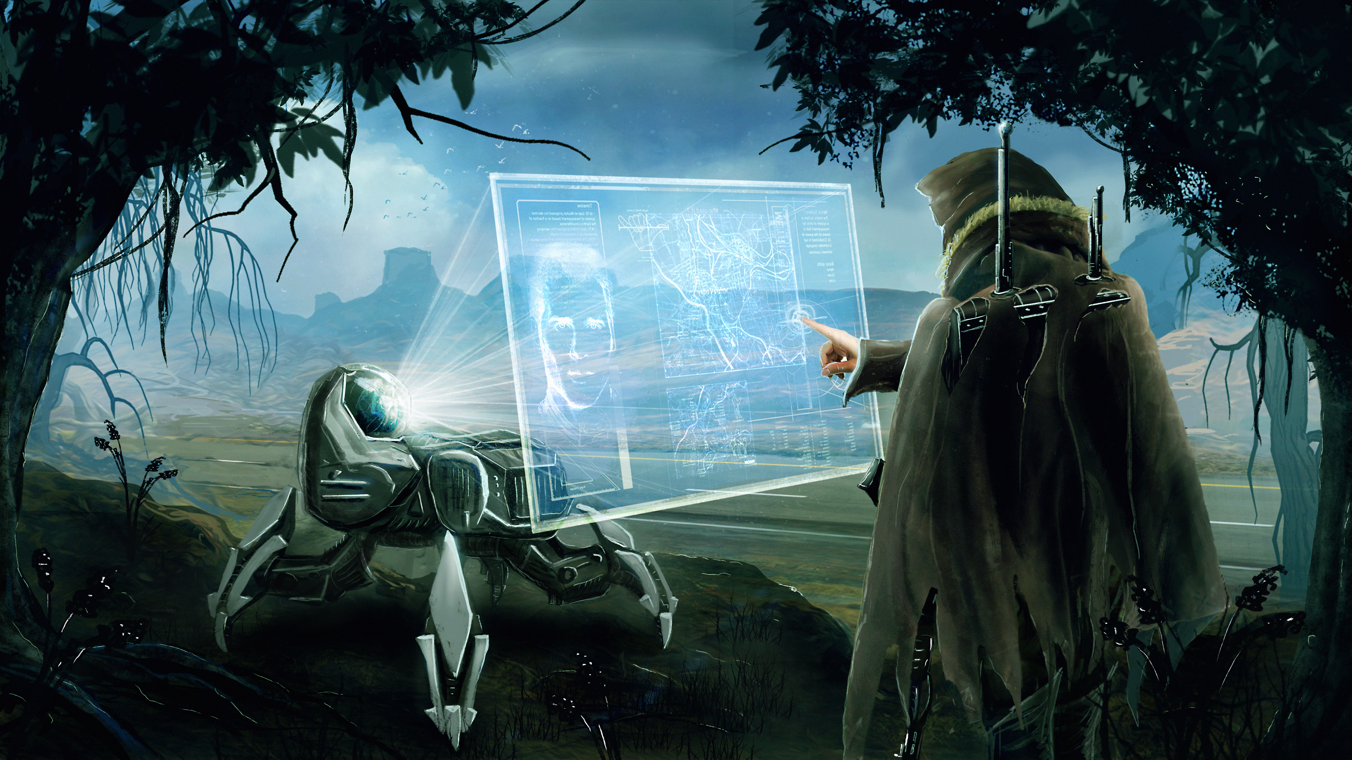 Holographic Wallpaper For Walls - HD Wallpaper 