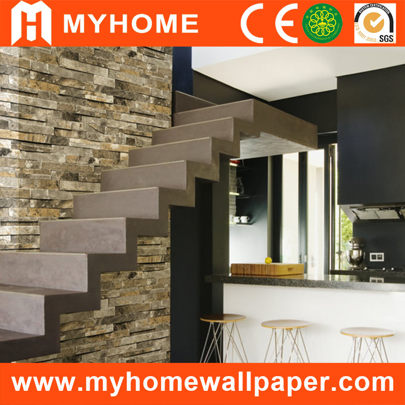 3d Effect Stone Wallpaper For Walls Pictures & Photos - 3d Board Pvc - HD Wallpaper 