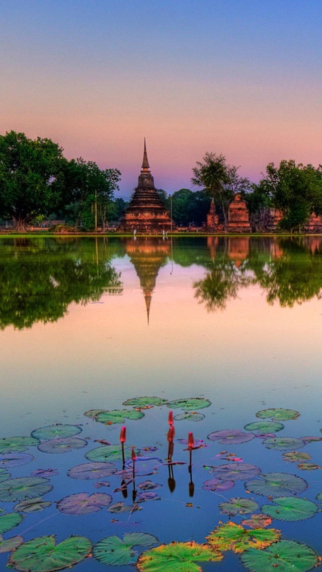 Sukhothai Historical Park Thailand Iphone Wallpaper - Thailand Wallpaper Iphone X - HD Wallpaper 