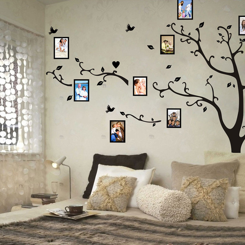 Modern Wall Design Stickers For Bedrooms - HD Wallpaper 