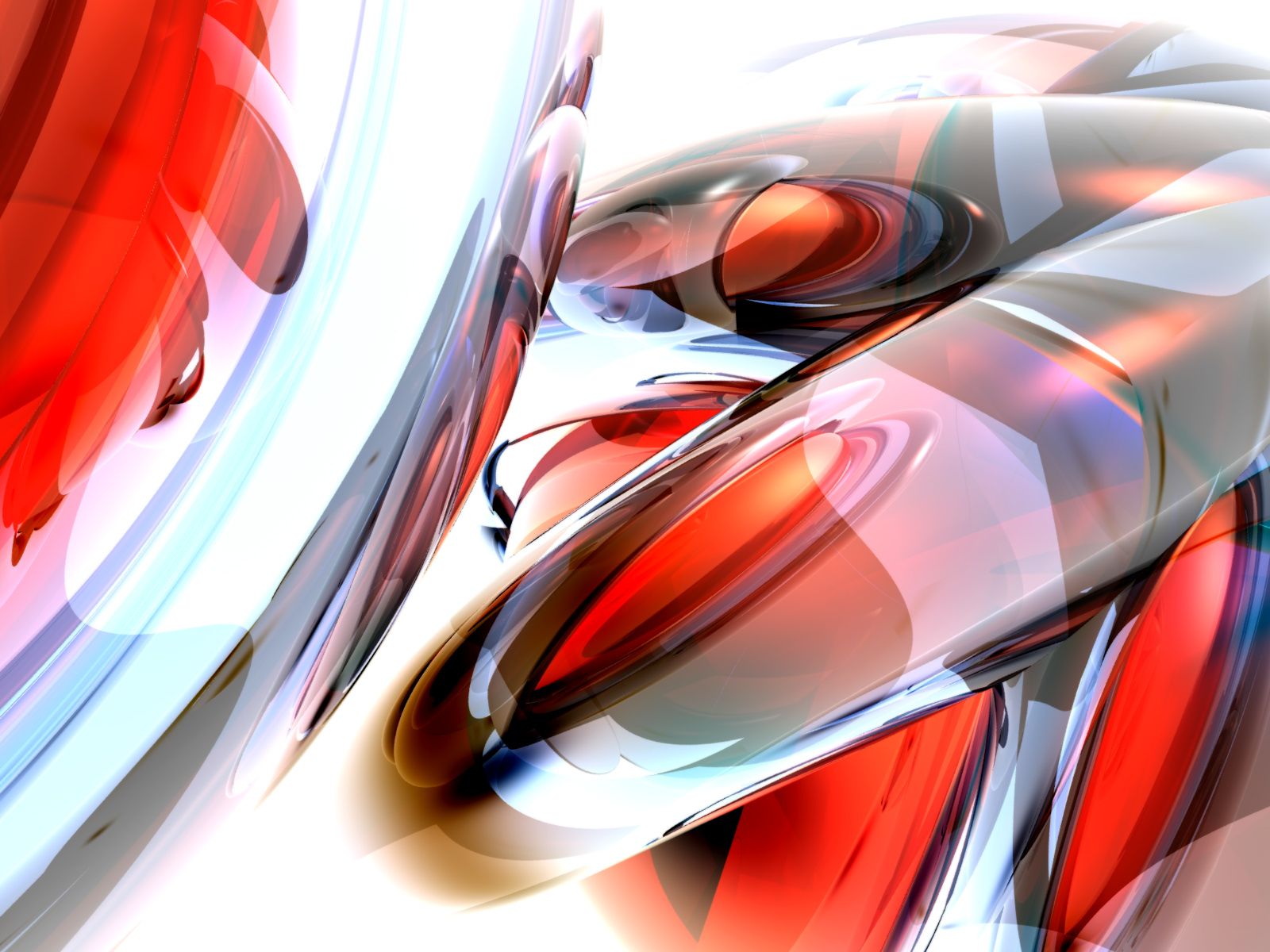3d Glass Abstract - HD Wallpaper 