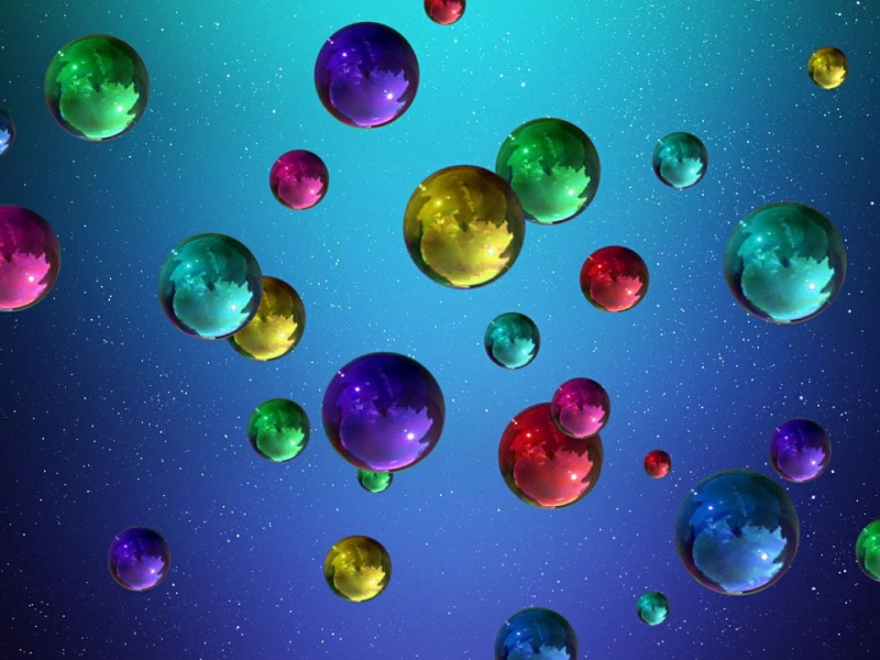 Shiny 3d Glass Spheres - Drop - HD Wallpaper 
