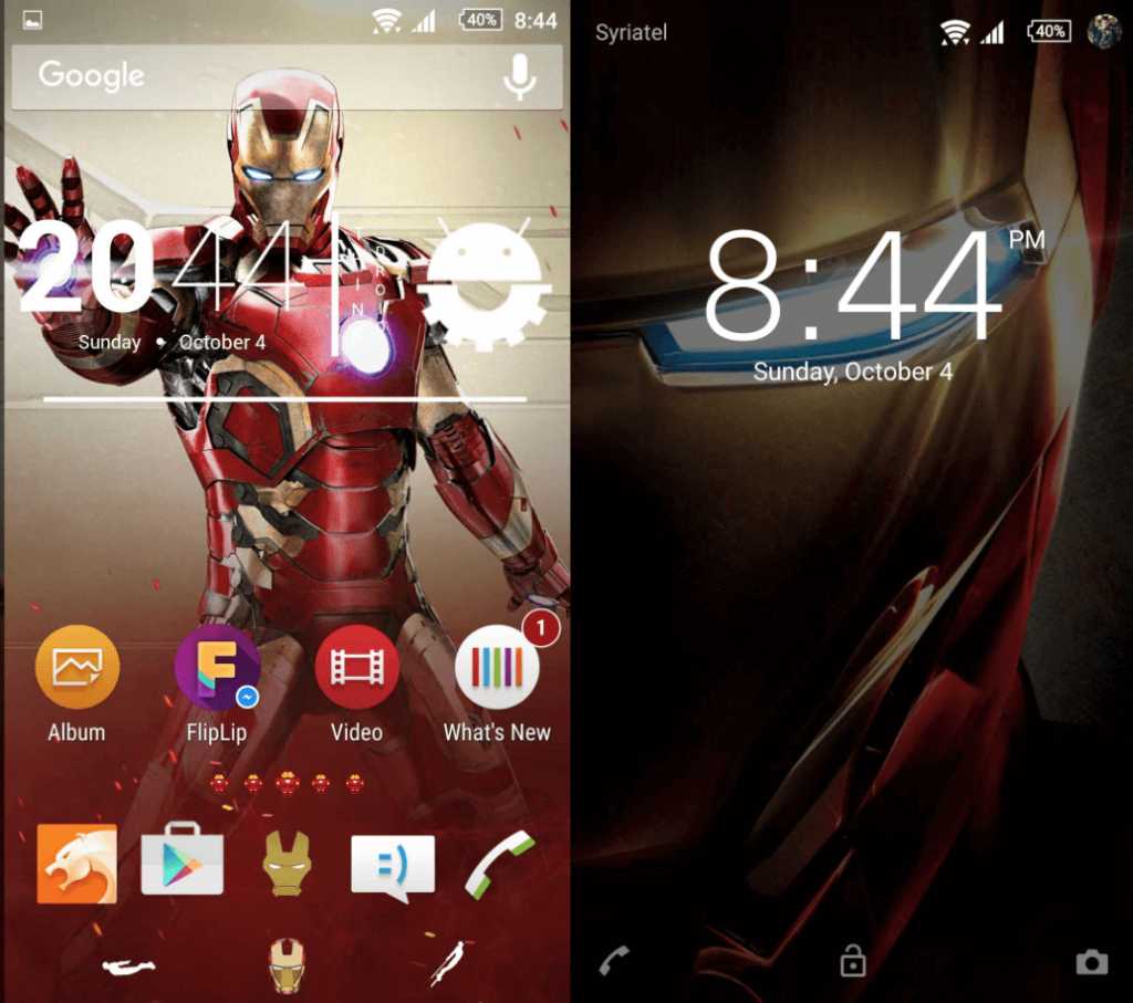 Xperia Iron Man Theme - HD Wallpaper 